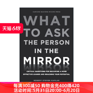 What 精装 Person Kaplan罗伯特卡普兰 哈佛商学院最受欢迎 英文原版 Ask The Robert Mirror 哈佛商业评论 领导课