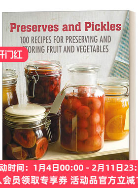 英文原版 Preserves & Pickles 家庭腌制食品指南 100种美味的腌菜和蜜饯食谱 精装 英文版 进口英语原版书籍