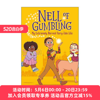 英文原版 Nell of Gumbling 01 My Extremely Normal Fairy-Tale Life 甘柏林的耐尔系列1 我极平凡的童话生活 儿童搞笑漫画