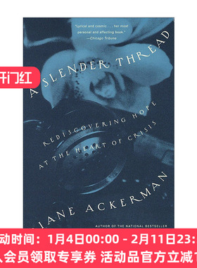 英文原版 A Slender Thread 纤细一线 放下绝望 重拾希望 动物园长的夫人作者Diane Ackerman 英文版 进口英语原版书籍