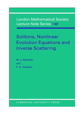 现货 英文版 孤子、非线性演化方程和逆散射Solitons Nonlinear Evolution Equations and Inverse Scattering 伦敦数学会讲义系列
