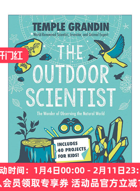 英文原版 The Outdoor Scientist 户外科学家 观察自然世界的奇迹 我们为什么不说话作者Temple Grandin 精装 进口英语原版书籍