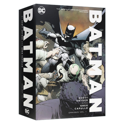英文原版 新52蝙蝠侠完全收藏版1 Batman by Scott Snyder & Greg Capullo Omnibus Vol.1 DC漫画 精装 英文版 进口英语书籍