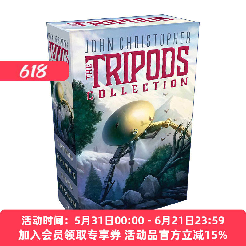 英文原版 The Tripods Collection Boxed Set 威尔历险记1-4册盒装 英文版 进口英语原版书籍