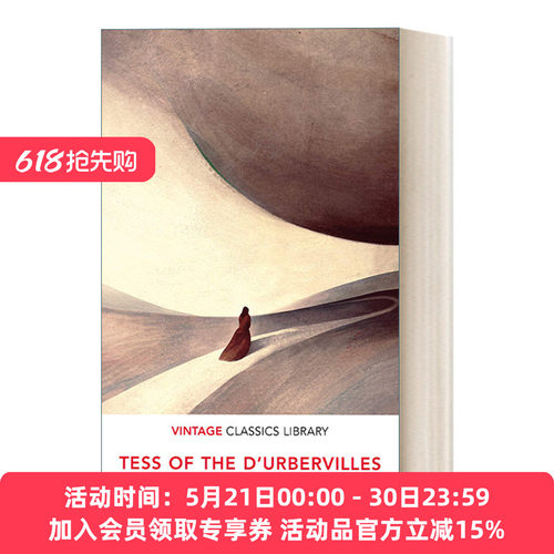 英文原版 Tess of the D'Urbervilles 德伯家的苔丝 Vintage经典图书馆系列 英文版 进口英语原版书籍