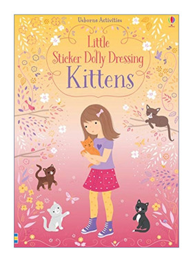 英文原版 Little Sticker Dolly Dressing Kittens 多莉贴纸 小猫咪 英文版 进口英语原版书籍