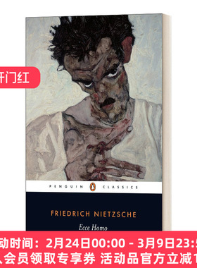 英文原版 Ecce Homo 瞧 这个人 尼采 黑经典 英文版 进口英语原版书籍