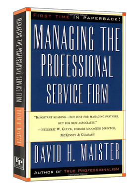 华研原版 英文原版 Managing the Professional Service Firm 专业服务公司的管理 英文版 进口英语原版书籍