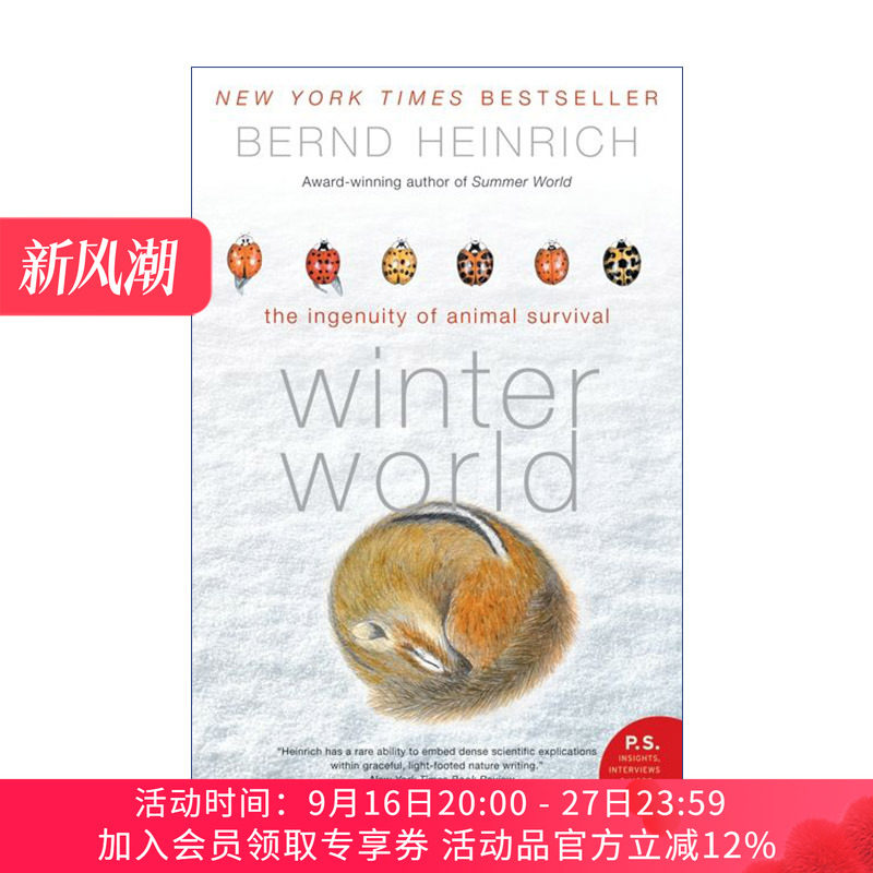 冬日的世界  英文原版 Winter World 动物的生存智慧 佛蒙特大学生物系教授 Bernd Heinrich 英文版 进口英语原版书籍图片