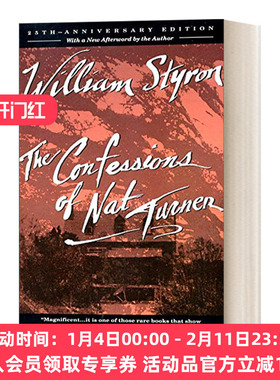 英文原版 The Confessions of Nat Turner A Novel 奈特杜納的告白 普利策奖获得者William Styron威廉·斯泰伦 英文版 进口书籍