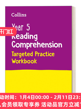 英文原版 Collins Year 5 Reading Comprehension Targeted Practice Workbook 柯林斯英国小学英语五年级阅读理解练习册 英文版