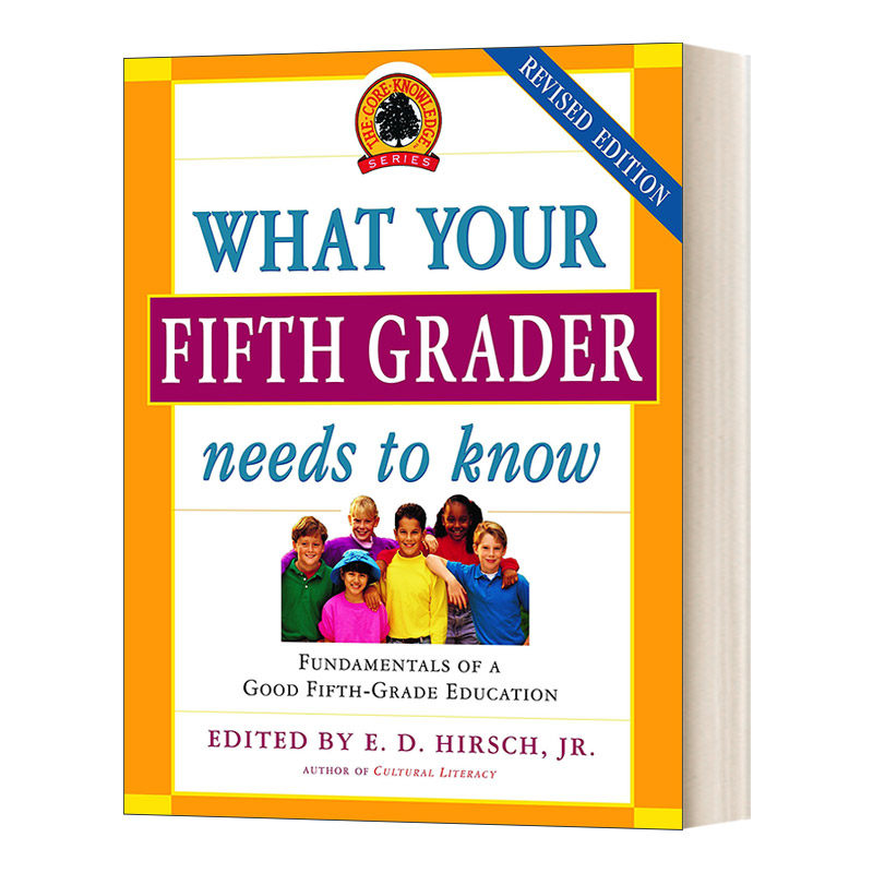 英文原版 What Your Fifth Grader Needs to Know Core Knowledge Series 小学5年级需要知道什么 知识词典 英文版 进口英语书籍