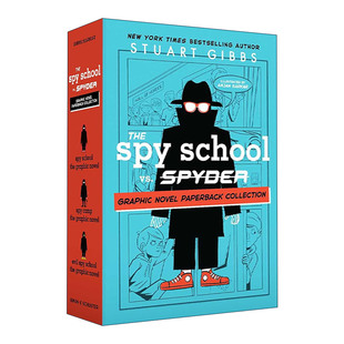 英文原版 书籍 英文版 SPYDER School 进口英语原版 Novel Spy 间谍学校3册盒装 漫画版 Graphic The