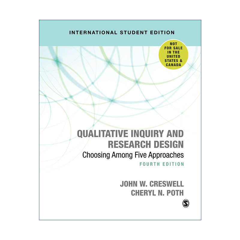 质性研究及其设计英文原版 Qualitative Inquiry and Research Design约翰·W·克雷斯威尔英文版进口英语原版书籍