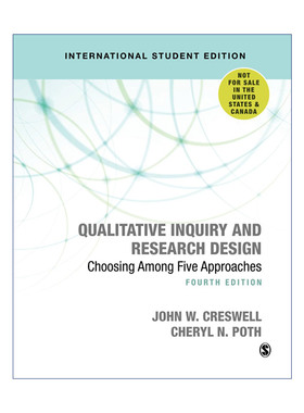 质性研究及其设计  英文原版 Qualitative Inquiry and Research Design 约翰·W·克雷斯威尔 英文版 进口英语原版书籍