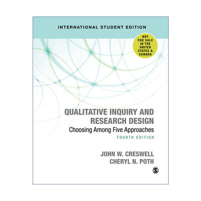 质性研究及其设计  英文原版 Qualitative Inquiry and Research Design 约翰·W·克雷斯威尔 英文版 进口英语原版书籍