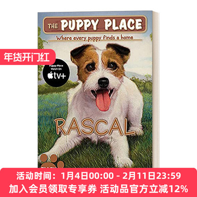 英文原版 The Puppy Place 4 Rascal 狗狗乐园4 暖心治愈 入门级章节书 英文版 进口英语原版书籍