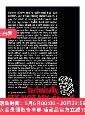 严格来说这不是我的错  英文原版 Technically It's Not My Fault John Grandits诗集 英文版 进口英语原版书籍