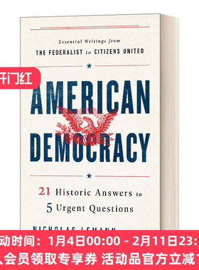 美国民主 英文原版 American Democracy 21 Historic Answers to 5 Urgent Questions 精装 英文版 进口英语原版书籍
