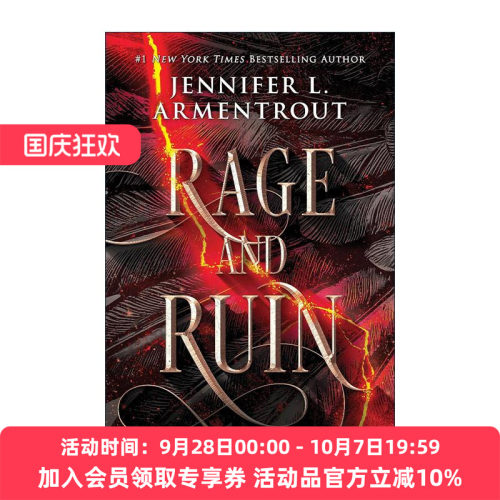 英文原版 Rage and Ruin 愤怒与毁灭 先兆2 奇幻浪漫小说 英文版 进口英语原版书籍