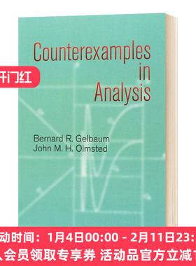 华研原版 数学分析中的反例 英文原版 Counterexamples in Analysis 英文版进口原版英语书籍