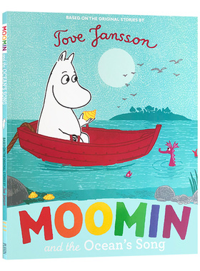 姆明和海洋之歌 梦想 英文原版绘本 Moomin and the Ocean’s Song 芬兰著名童话小说 小毛姆系列 英文版进口儿童英语图画故事书