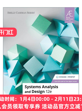 英文原版 Systems Analysis and Design 系统分析与设计 第12版 佛罗里达理工学院Scott Tilley教授 英文版 进口英语原版书籍