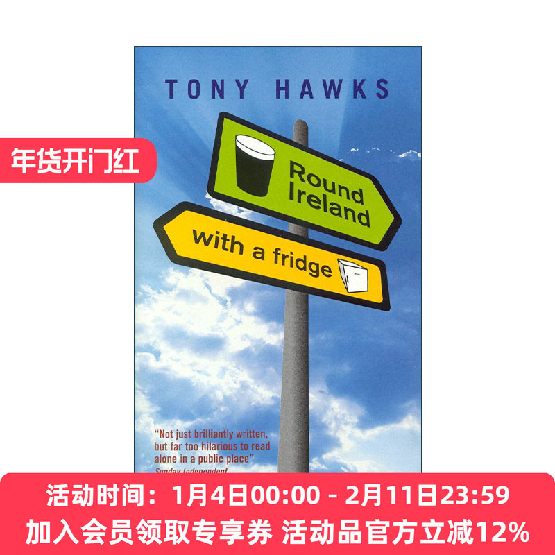 英文原版 Round Ireland With A Fridge 带着冰箱去旅行 托尼·霍克斯 英文版 进口英语原版书籍