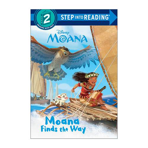 英文原版 Step into Reading 2 Moana Finds the Way Disney Moana 找到方法了 迪士尼 海洋奇缘 同名电影改编 进口英语原版书籍