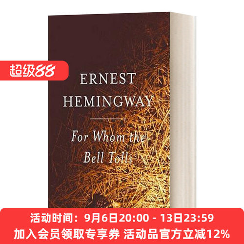 英文原版 For Whom the Bell Tolls 丧钟为谁而鸣 英文版 进口英语原版书籍