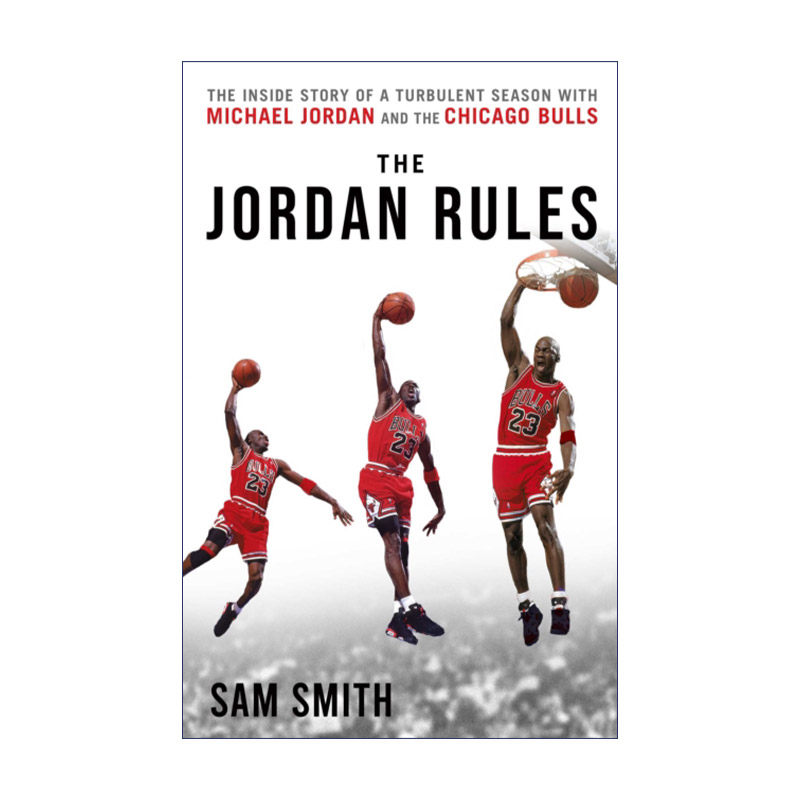 迈克尔乔丹传记 英文原版 The Jordan Rules 迈克尔乔丹和芝加哥公牛队动荡赛季的内幕故事 最后的舞动 英文版 进口英语原版书籍