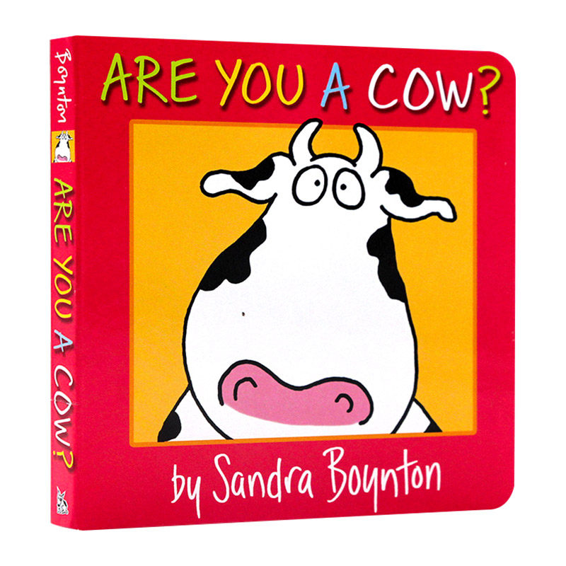 你是牛吗 纸板书 英文原版绘本 Are You a Cow 儿童英语启蒙图画书 Sandra Boynton 桑德拉博因顿 亲子互动读物 英文版进口书籍,书籍/杂志/报纸,儿童读物原版书,淘宝优惠券,粉丝福利购,淘宝优惠卷