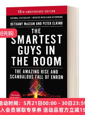 房间里最精明的人 英文原版 The Smartest Guys in the Room 安然破产案始末 英文版 进口英语原版书籍
