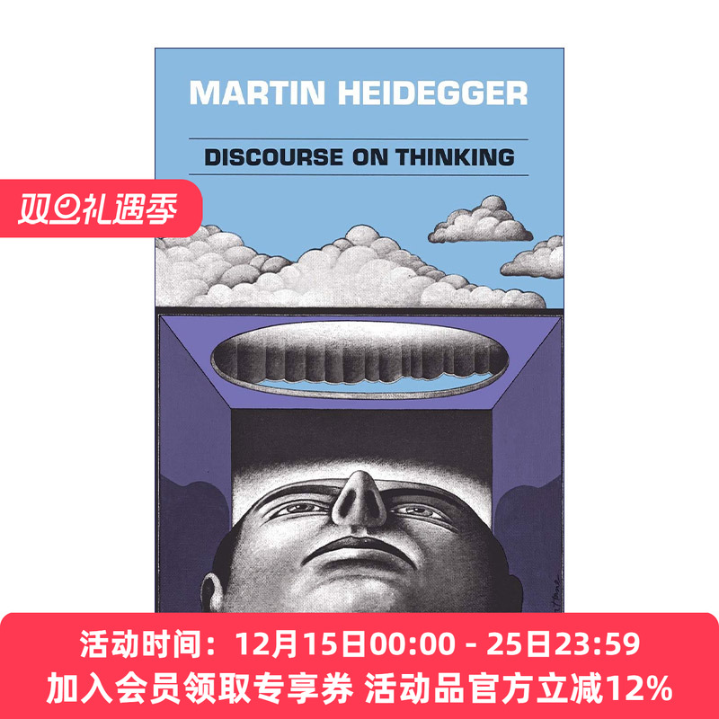 论思考  英文原版 Discourse on Thinking 海德格尔 英文版 进口英语原版书籍