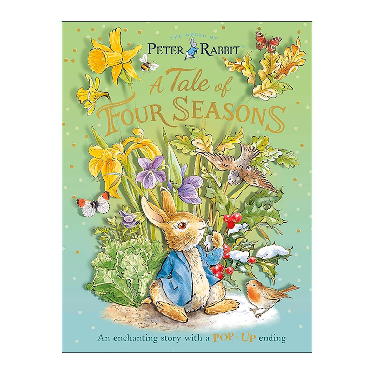 英文原版 Peter Rabbit A Tale of Four Seasons 彼得兔 四季的故事 精装立体书 英文版 进口英语原版书籍