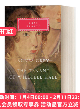 英文原版 Agnes Grey The Tenant of Wildfell Hall 阿格尼斯.格雷 荒野庄园的房客 女房客 人人图书馆精装收藏版 Anne Bronte