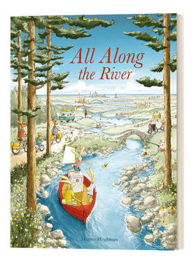 在河边 寻找黄色小鸭 英文原版 All Along the River Magnus Weightman 精装绘本 英文版 进口英语原版书籍