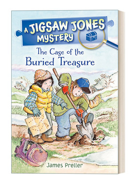 小侦探琼斯10：藏宝图之谜 英文原版 Jigsaw Jones The Case of the Buried Treasure 儿童侦探推理故事书 英文版 进口英语原版书