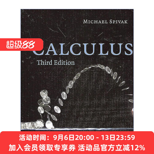 英文原版 Calculus 微积分 Michael Spivak 精装 英文版 进口英语原版书籍