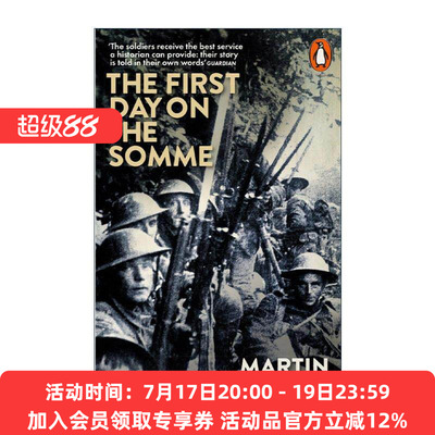 英文原版 The First Day on the Somme 索姆河战役 Martin Middlebrook 英文版 进口英语原版书籍