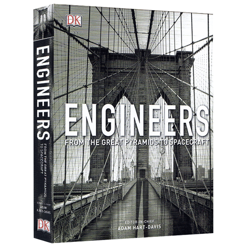 工程师图解百科 英文原版 Engineers From the Great Pyramids to Spacecraft DK 从金字塔到宇宙飞船人类文明发展史 英文版英语书