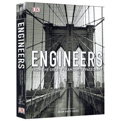 工程师图解百科 英文原版 Engineers From the Great Pyramids to Spacecraft DK 从金字塔到宇宙飞船人类文明发展史 英文版英语书
