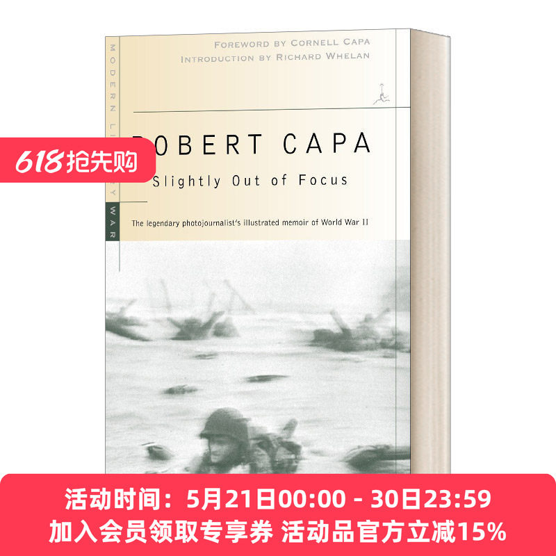 英文原版 Slightly Out of Focus 失焦 颤抖的镜头 卡帕战地摄影手记 英文版 进口英语原版书籍