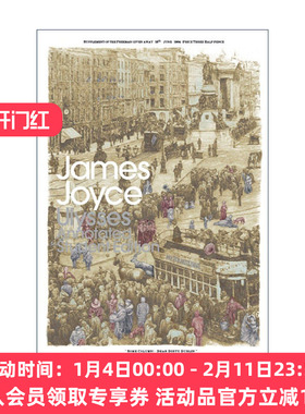尤利西斯 注释版 英文原版 Ulysses Annotated Students Edition 詹姆斯·乔伊斯 企鹅现代经典 英文版 进口英语原版书籍