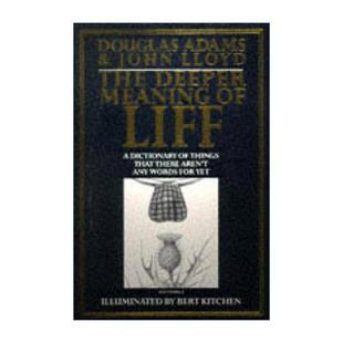 英文版 书籍 Meaning 冷僻怪异字典更新版 银河系搭车客指南作者Douglas Liff Deeper 进口英语原版 英文原版 Adams The