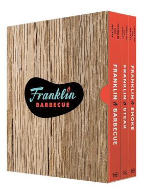 英文原版 The Complete Franklin Barbecue Collection 富兰克林烧烤指南合集 三册盒装套装特别版 牛排 烟熏 詹姆斯比尔德奖得主