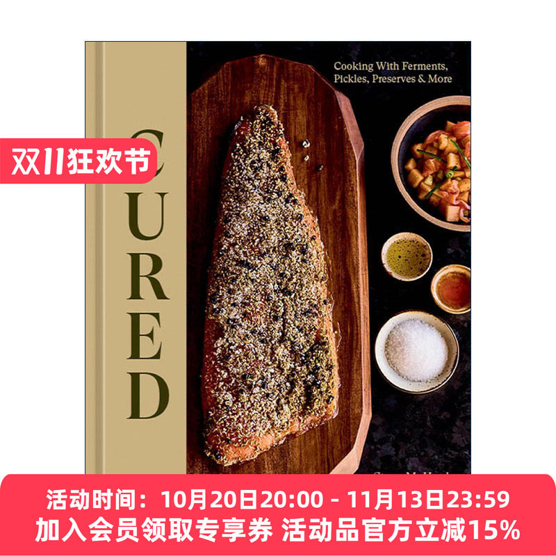 英文原版 Cured 腌制 用发酵罐 泡菜 蜜饯等烹饪食谱 六次詹姆斯 比尔德奖提名主厨Steve McHugh 精装 英文版 进口英语原版书籍