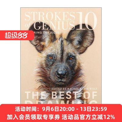 英文原版 Strokes of Genius 10 Inspiring Subjects 写实绘画全解析 鼓舞人心的主题 绘画技巧指南 雷切尔·鲁宾·沃尔夫 精装