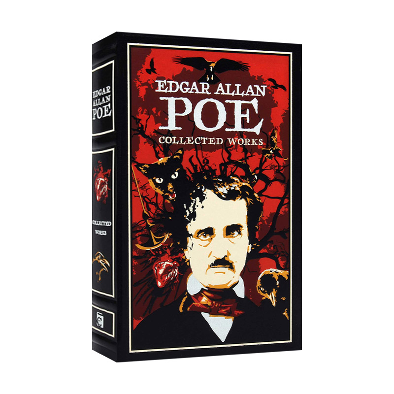 英文原版爱伦坡诗集皮革精装