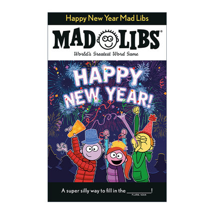 新年快乐 英文原版 Happy New Year Mad Libs 疯狂填词游戏 英文版 进口英语原版书籍